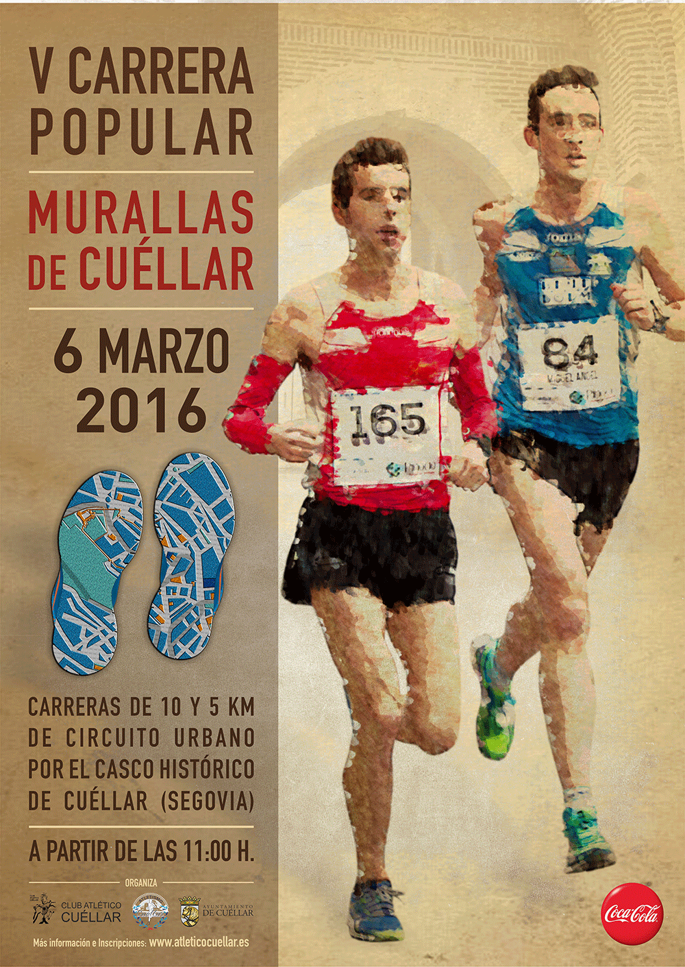 cartel carrera murallas de Cuellar 2016 baja