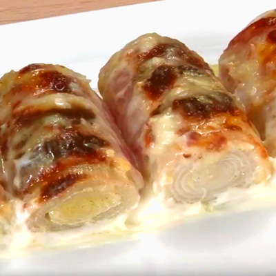 Tabuenca web receta rollitos puerro